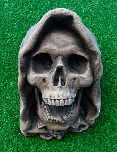 "Ringwraith" Hooded Skull Gargoyle
