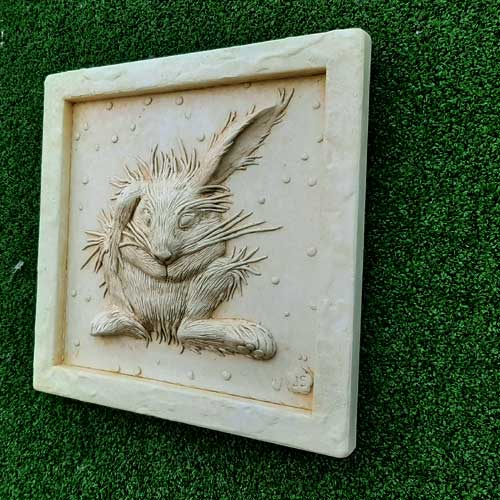 Spring Hare Plaque