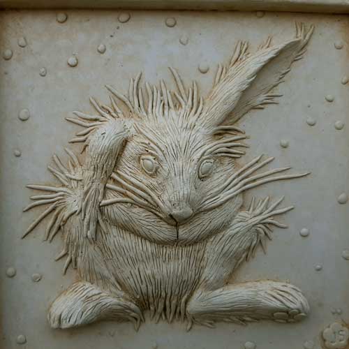 Spring Hare Plaque