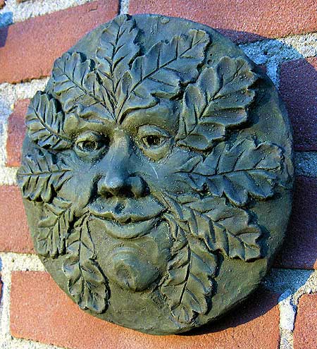 Round Oak Green Man