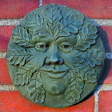 Round Oak Green Man