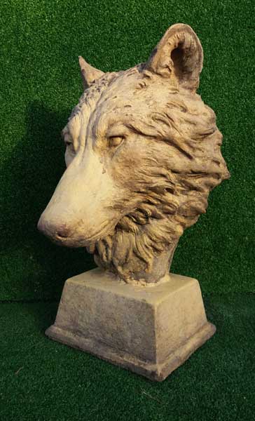 Wolf Head Bust